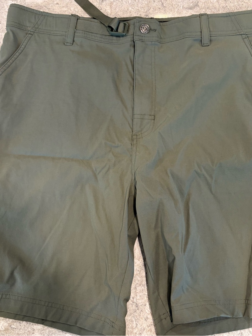 Gerry Weber Men's Venture Olive Green Chino Shorts-40 Waist